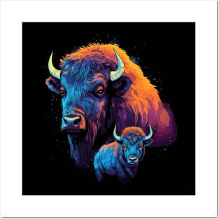 Bison Fathers Day Posters and Art